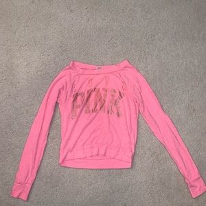 Pink Pajama Long sleeve top